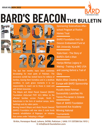 BARD Foundation BEACON The Bulletin Food Relief 03, NOV 2022