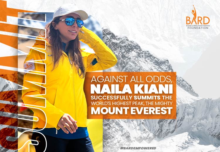 Naila Kiani Successfully Summits the Mount Everest