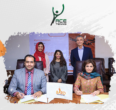 BARD Foundation & Ace Academy join hands to support and uplift the tennis landscape of Pakistan.