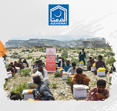 BARD Foundation in collaboration with Alkhidmat Pakistan has distributed tents and ration bags among flood affectees of Koh- e-Sulaiman, Taunsa Sharif – District Dera Ghazi Khan (DG Khan), Punjab.