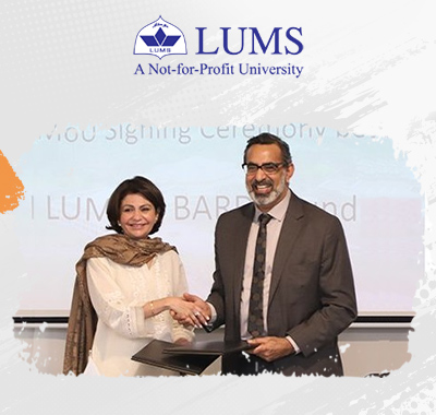 To strengthen the research ethos at LUMS and create a social impact, the Bilquis and Abdul Razak Dawood (BARD) Foundation