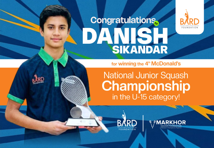 Danish Sikandar Rising Star of Pakistani Squash